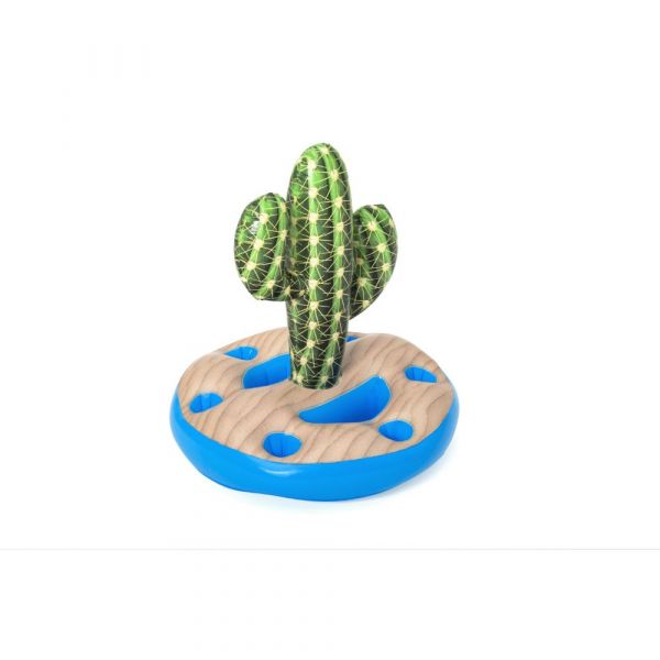 Porta vasos inflable figura de cactus 94cm x 70cm (37 x 27.5pulg)