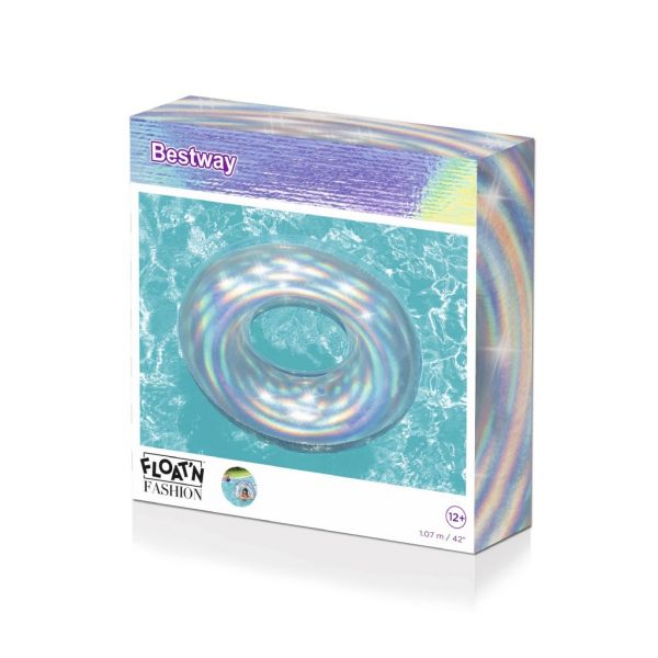 Bestway® 42in /1.07m anillo de natación iridiscente