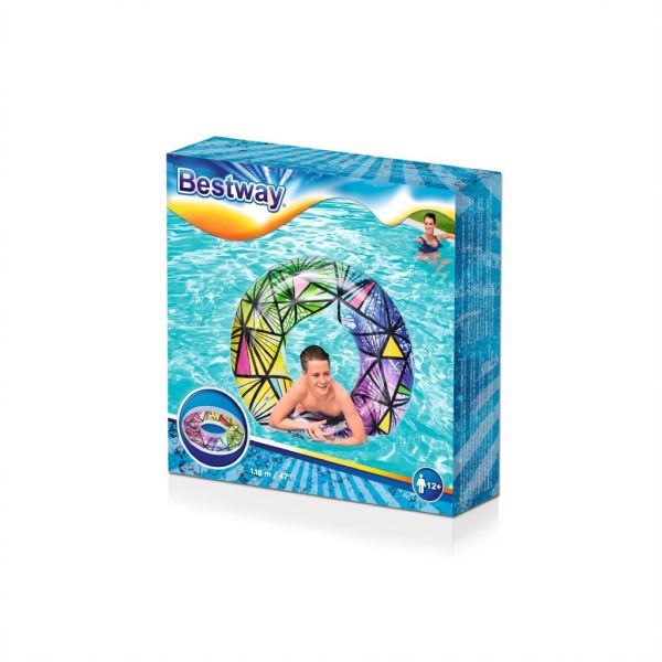 Bestway® 47in /1.19m anillo de natación de vidrieras