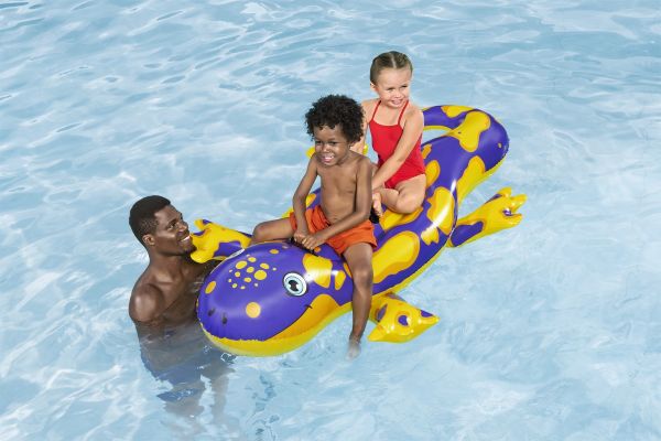 Hinchable doble Splashin' Salamander™ de Bestway® para niños 1,91 m x 1,19 m