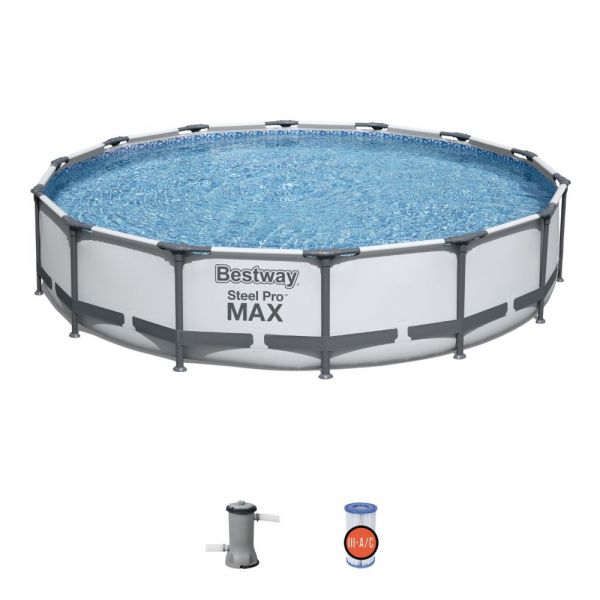 Bestwaystore | Steel ProcmAX ™ Juego de piscina de 14in x 33 in/ x 84cm